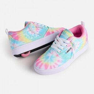 Heelys | Kids' Ivory Ella Pro 20 Skate Sneaker Rainbow Tie-Dye Big Kid 7 NWT